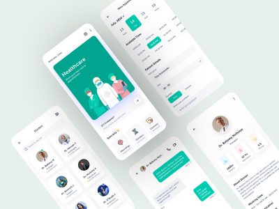 医院医生预约挂号app ui .fig素材下载