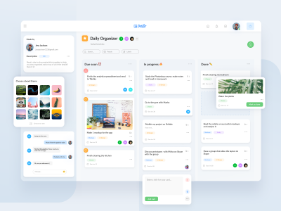 任务管理服务Trello 网页版UI .svg素材下载