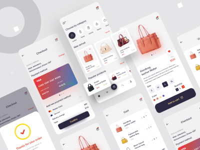 电商app ui  .xd素材下载
