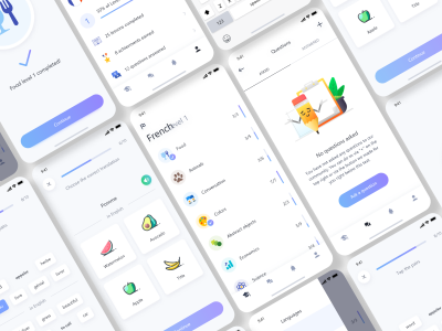 在线学习app ui .sketch素材下载