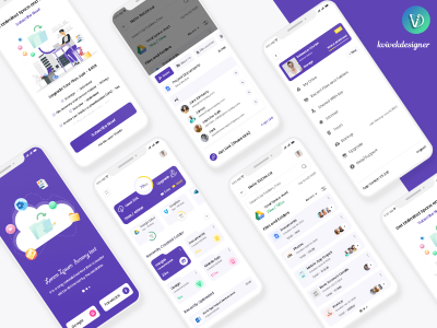 云存储app ui .xd素材下载