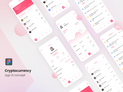 简洁金融支付钱包app ui .fig素材下载