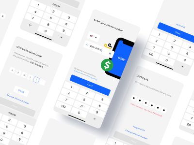 支付app 登录注册UI .sketch素材下载