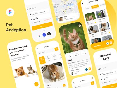 宠物app ui .fig素材下载