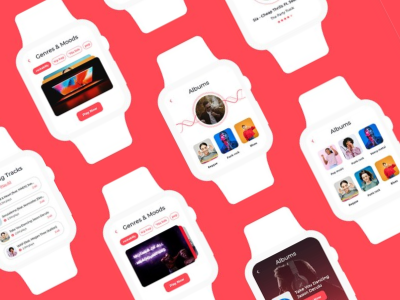 Apple Watch iOS app UI Kit .xd素材下载