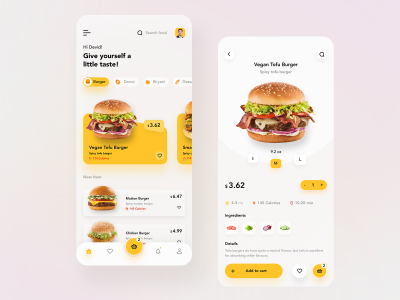 美食app ui .fig素材下载