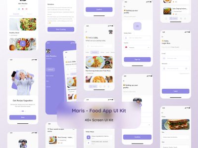 Maris美食食谱app ui .fig素材下载
