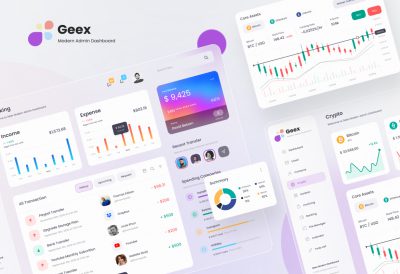 Geex 成套saas web ui .fig .psd素材下载