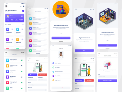 智能家居控制app ui .fig素材下载