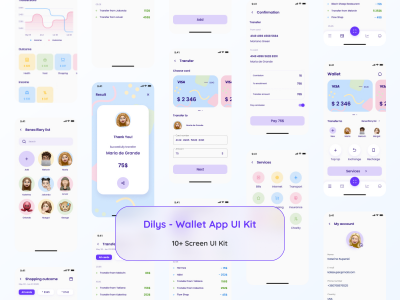 Dilys 金融钱包app ui .fig素材下载