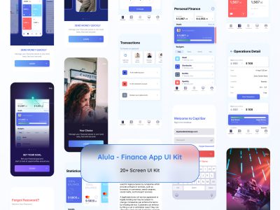 Alula金融app ui .fig素材下载