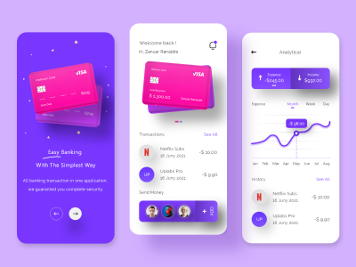 新拟物风格金融app ui .xd素材下载