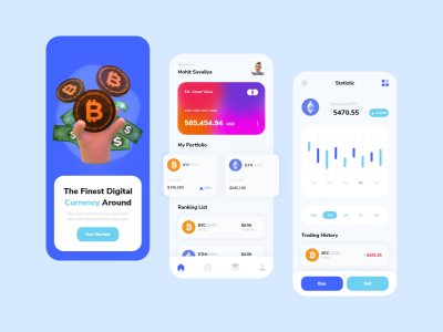 Coinbase App Redesign .xd素材下载