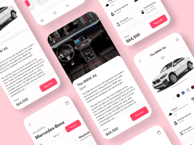汽车电商app ui .fig .xd .sketch素材下载
