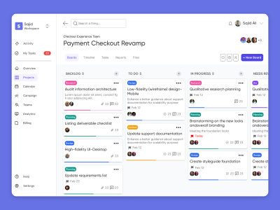 任务管理saas服务 .fig 素材下载