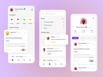 社交app ui .fig素材下载