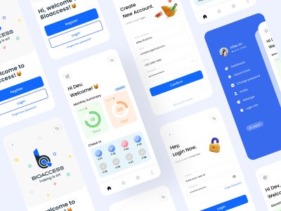 电子门卡app ui .xd素材下载