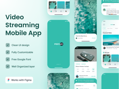 视频app ui .fig素材下载