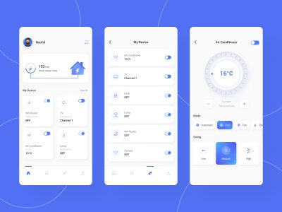 智能家居smart home app ui .fig素材下载