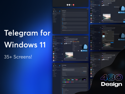 Telegram for Windows 11  .fig素材下载