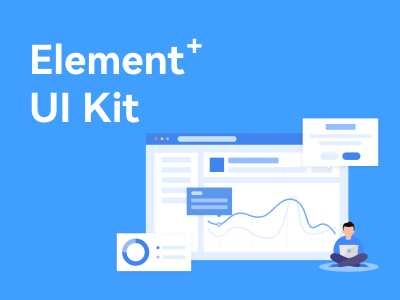 饿了么出品Element Plus 桌面端UI设计系统 .fig .sketch素材下载