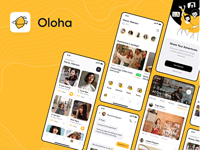 Oloha 旅行app ui .fig素材下载