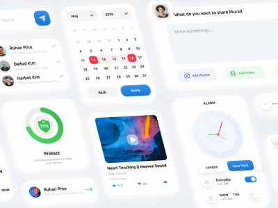 App Widget 组件ui .fig素材下载