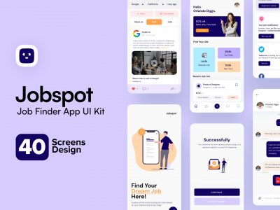 招聘app ui .fig素材下载