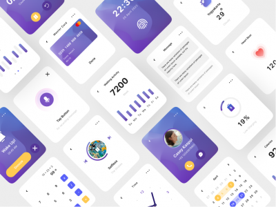 smart watch智能手表app ui .fig素材下载