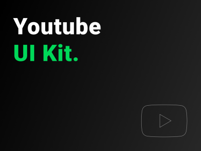 youtube 视频app ui kit .fig素材下载