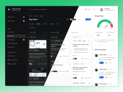 任务管理、项目看板saas ui .fig素材下载