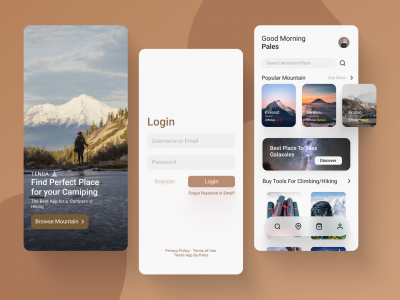 简洁旅行app ui .fig素材下载