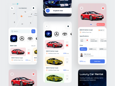 租车app ui .fig素材下载