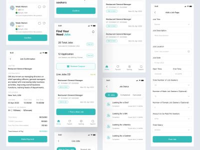 招聘app ui .fig素材下载