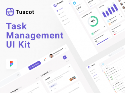 任务管理saas ui .fig素材下载