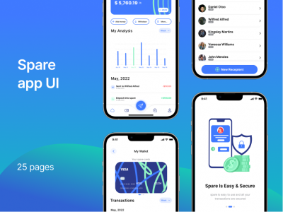 Spare 金融支付钱包app ui .fig素材下载