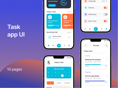 任务管理app ui 2 .fig素材下载