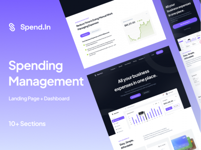 SaaS Landing Page & Design System 落地页模板&设计系统 .fig素材下载