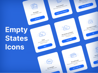 12个空状态图标 .fig素材下载
