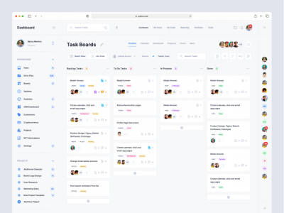 saas 任务看板ui .fig素材下载