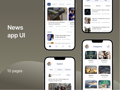 新闻app ui .fig素材下载