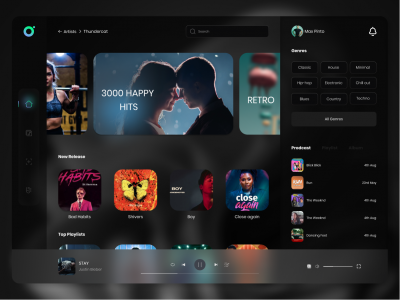 音乐应用界面UI .fig素材下载