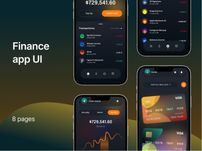 金融app ui .fig素材下载