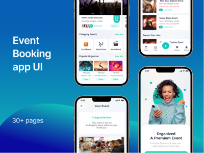 演出活动购票app ui .fig素材下载