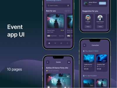 活动演出app ui .fig素材下载