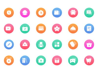 一组丰富图标集 .fig素材下载