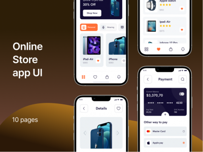 数码电商app ui .fig素材下载