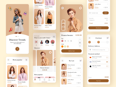 时装电商app ui .fig素材下载