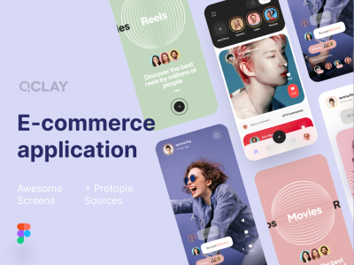 短视频社交app ui .fig素材下载