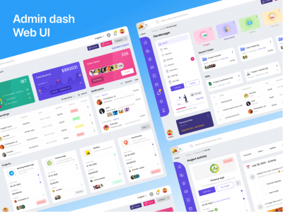 管理员后台dashboard ui .fig .sketc .xd素材下载